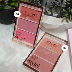 Anylady Define Your Style Blusher & Highlighter palette