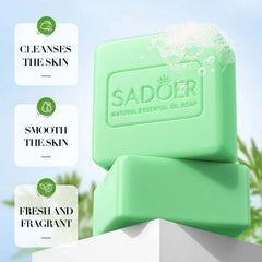 Sadoer Essential Oil Soap Organic Mugwort Conserve Fragrant Soap - 100g