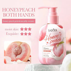 Sadoer Honey Peach Vitamin E Petroleum Jelly Hand Cream - 150g