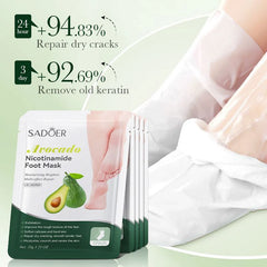 Sadoer Avocado Nicotinamide Moisturizing Foot Mask 35g