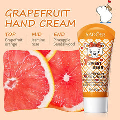 Sadoer Sweet Bear Grape Fruit Hand Cream 60g