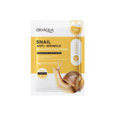 BIOAQUA Snail Anti-Wrinkle Nourishing Facial Sheet Mask - Each