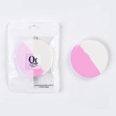 Quetee Beauty Round Shape Makeup Puffs in Pink & White Color