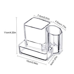 Transparent Makeup Brush Bucket
