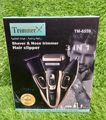 Trimmer X TM6559 3 in 1 Hair Trimmer