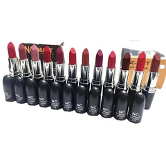 High Quality NC Mac Lipsticks - 12PCS