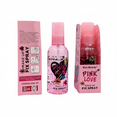 Kiss Beauty Pink Love Makeup Fix Spray