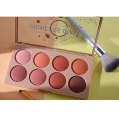 Emelie Princess Dairy Blush Palette - 8 Colors