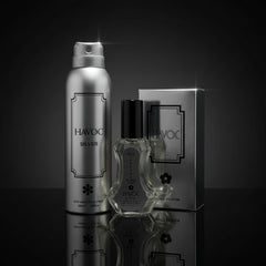 Havoc Silver – 2‑Piece Fragrance Deal 200ml Body Spray + 35ml Perfume