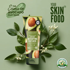 Vibrant Beauty Avocado Detoxifying Clay Mask - 200ml