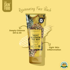 Vibrant Beauty Pineapple Rejuvenating Face Wash - 200ml