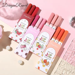 Dragon Ranee Waterproof Long Lasting Lip Gloss Set - 3 Pcs