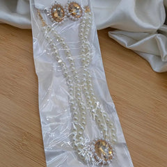 Pearl & Crystal Rhinestone Jewellery Set