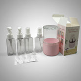 Portable Travel Bottle Set - 4Pcs - 50ml Each