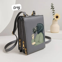 Hijab Print Crossbody Bag