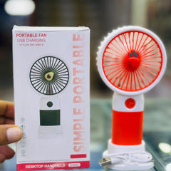 Simple Portable Handheld Mini Fan – USB Rechargeable Personal Cooling Fan