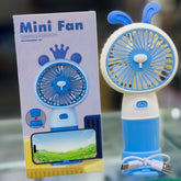 Floppy Bunny Ears Handheld Mini Fan