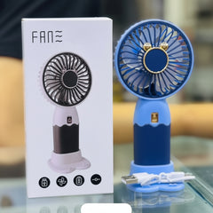 Cute USB Rechargeable Mini Portable Fan for Indoor & Outdoor Use