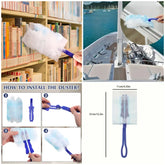 Static Dusting Brush Handheld – Washable & Reusable Cleaning Duster
