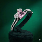 silver-tone Rose Pentagon Prestige Bangle bracelet - Each