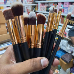 Yuwaku Makeup High Quality Brush - Pack Of 10