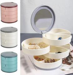 Jewelry Box Storage Multi Layers Rotating Jewelry Container