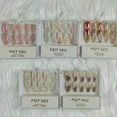 Cat Eye Fake Nails Handmade