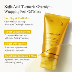 Medicube Kojic Acid Turmeric Night Wrapping Mask - 75ml
