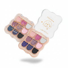 MSYAHO Cute Bear Eyeshadow Palette - 9 Colors