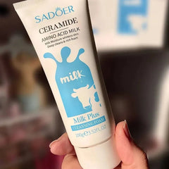 Sadoer Ceramide Milk Whitening Amino Acid Milk Plus Cleansing Foam – 100 g