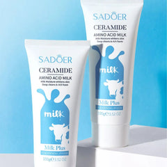 Sadoer Ceramide Milk Whitening Amino Acid Milk Plus Cleansing Foam – 100 g