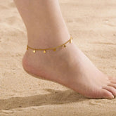 Stainless Steel Butterfly Anklet – Elegant & Trendy Foot Jewelry