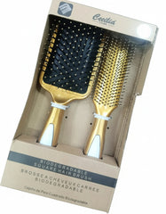 CECILIA 2pcs Hair Brush Set