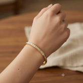 Zircon Gold Color Bangle - Each