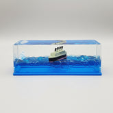 Titanic Liquid Wave Cruise Ship Paperweight - Each