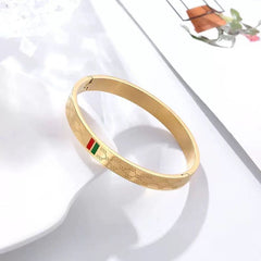 Stainless Steel Gucci cuff