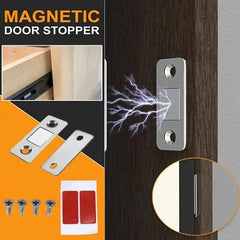 2PCS Magnetic Cabinet Catches – Strong Magnetic Door Latch Set