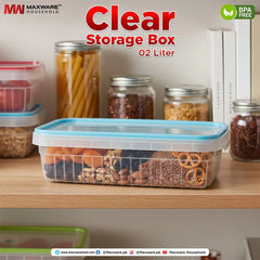 Maxware Air Lock Clear Storage Box