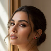 Small Heart Shape Earrings - 3Pcs
