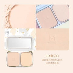 Mansly Smooth Velvet Pressed Powder & Finishing Compact