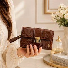 Womens Marble Pattern Clutch Bag