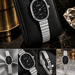 Premium Naidu Ladies Watch – Stainless Steel Chain, Quartz Movement & Special Lock