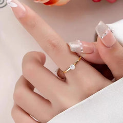 Stainless steel One stone Ring - Each