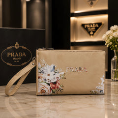 Floral Wristlet Clutch