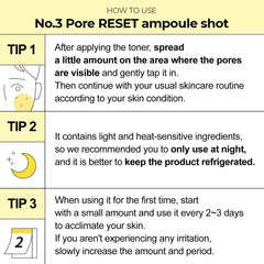 Numbuzin No.3 Pore Reset Ampoule Shot - 25ml