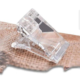 Crystal Extension Gel False Nail Mold Fixing Clip - Each