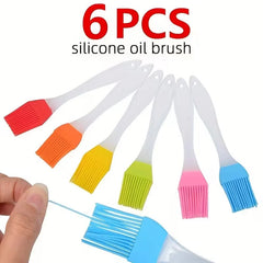 6-Piece Silicone Oil Brush Set