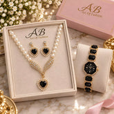 AB Art Of Fashion jewelry and watch gift set - With Normal Box