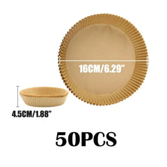 Air Fryer Baking Paper - 50Pcs