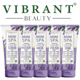 Vibrant Beauty Mini Spa Lavender + Mint Manicure Pedicure Kit - 200ml